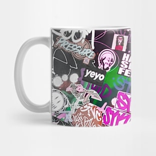 Street Art Stickers NYC Graffiti Mug